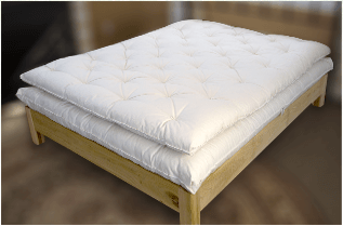 Wool mattress topper to add on to your wool mattress or other bed